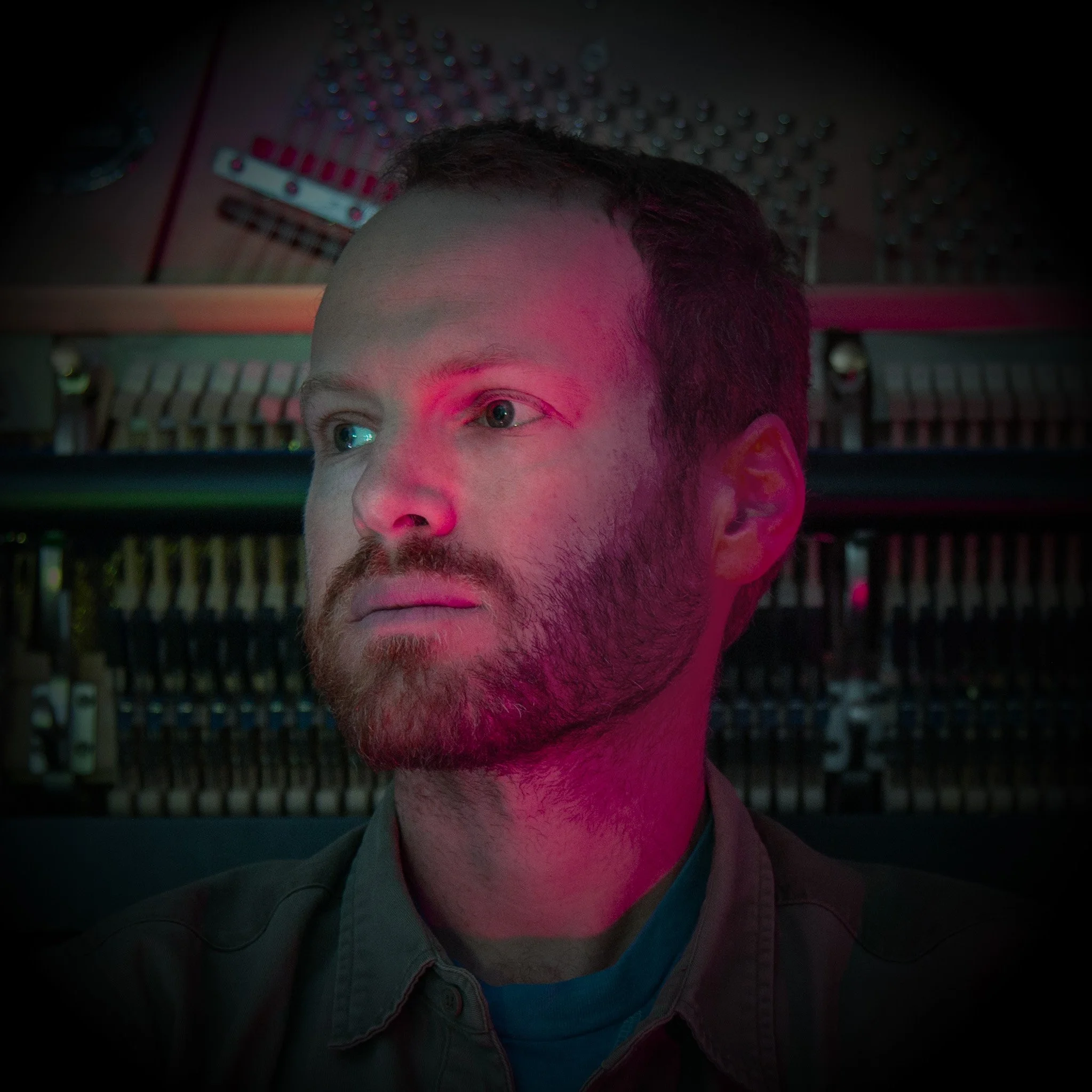 Daniel Walter in the studio