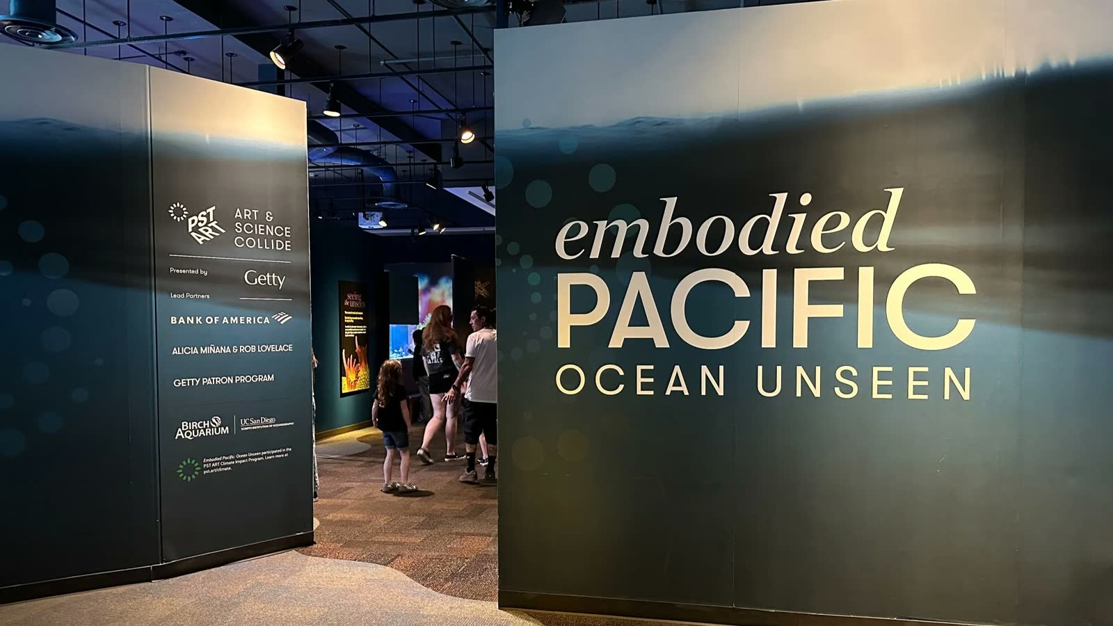Embodied Pacific: Ocean Unseen exhibition entrance